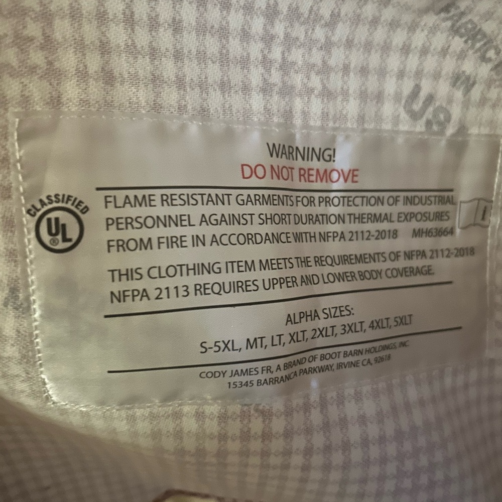 Flame Resistant Checkered Shirt - image 4